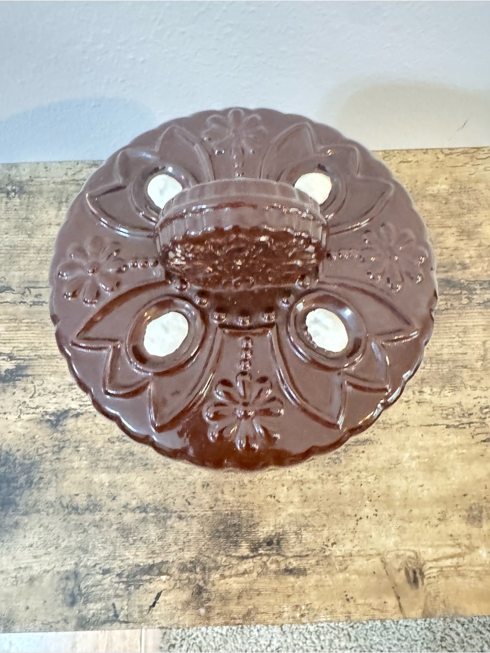 Cookie Stack Ceramic Canister - Chocolate Brown - Picture 6 of 10